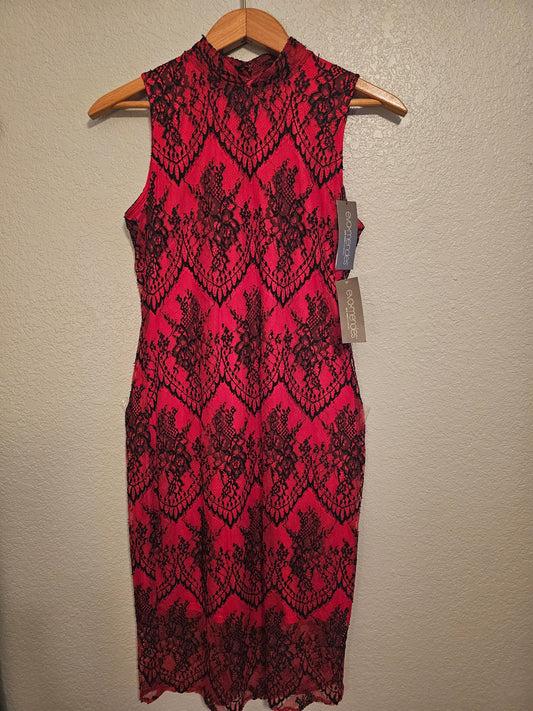 NY&C red lace dress